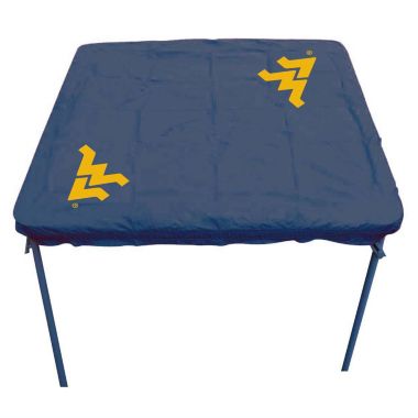 Rivalry Sports Team Logo Design Outdoor Travel Tailgating West Virginia Card Table Cover. View a larger version of this product image.