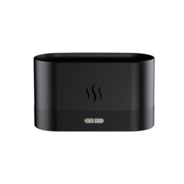 HOMEFISH Aroma Diffuser Flame Light Mist Humidifier Aromatherapy Diffuser With Waterless Auto-Off Protection For Spa Home Yoga Office - (Black). View a larger version of this product image.