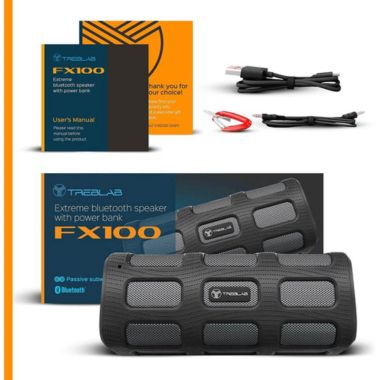 Treblab, FX100 Portable Bluetooth Speaker. View a larger version of this product image.
