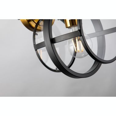 ELE Light & Decor Arman 1-Light Black Wall Sconce. View a larger version of this product image.