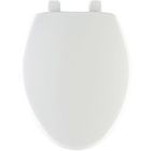 Alternate image 0 for Mayfair Elongated Closed Front Slow Close Plastic Toilet Seat, White