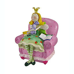 Things2Die4 Bedtime Story Fairy Princess Coin Bank Pink Chair Green Dress