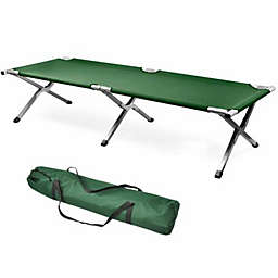 Kitcheniva Green Fold Up Bed Folding Portable