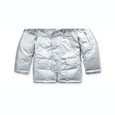 Ralph Lauren Boy's Military Parka Jacket Silver Size 5. View a larger version of this product image.