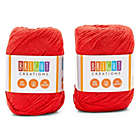 Alternate image 0 for Bright Creations Red Cotton Skeins, Medium 4 Worsted Yarn for Knitting (330 Yards, 2 Pack)
