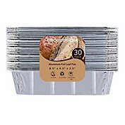 Stock Your Home 2 Lb Aluminum Foil Loaf Pan- 30 Count