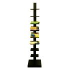 Alternate image 1 for Proman Products Contemporary Decorative Spine Standing Book Shelves, Black