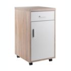 Alternate image 0 for Winsome Kenner Mobile Storage Cabinet with 1 Drawer - Reclaimed Wood,White