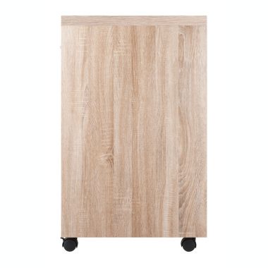 Winsome Kenner Mobile Storage Cabinet with 1 Drawer - Reclaimed Wood,White. View a larger version of this product image.