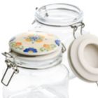 Alternate image 3 for Laurie Gates California Designs Tierra 3 Piece Glass Canister Kitchen Set with Decorated Lids