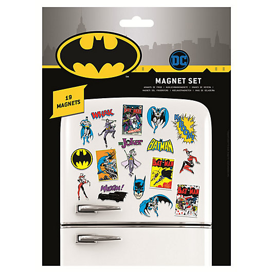 4207 DC Comics Batman Magnet Play Set Refrigerator Movie Robin Joker Gotham 