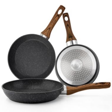 RAINBEAN 3-Piece Aluminum Non-Stick Induction Frying Pan Set. View a larger version of this product image.