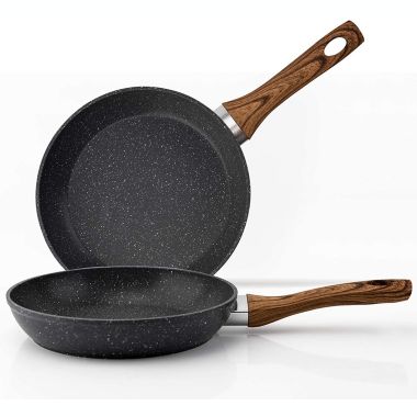 RAINBEAN 3-Piece Aluminum Non-Stick Induction Frying Pan Set. View a larger version of this product image.
