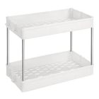 Alternate image 0 for SONGMICS Under Sink Organizers and Storage, 2-Tier Bathroom Organizer Under Sink, Under Cabinet Storage, Kitchen Cabinet Organizers and Storage, 15.7 x 8.7 x 12.2 Inches, White