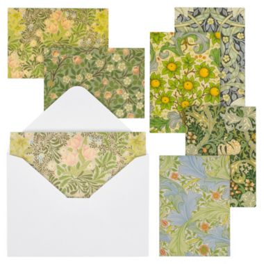 The Gifted Stationery William Morris Stationery Cards and Envelopes Set, All Occasion (5 x 3.5 In, 36 Pack). View a larger version of this product image.