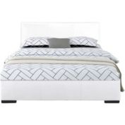 Camden Isle Home Decorative Abbey Platform Bed, White, King
