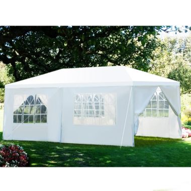 Gymax 10'x20' Heavy Duty Canopy Party Gazebo Cater Event Wedding TentW/Side Walls. View a larger version of this product image.