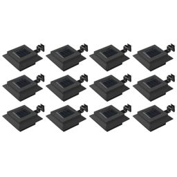 Home Life Boutique Outdoor Solar Lamps 12 pcs LED Square 4.7