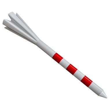 Noa Store 3 1/4" Plastic Golf Tees - 150 Tees In Bulk - White. View a larger version of this product image.