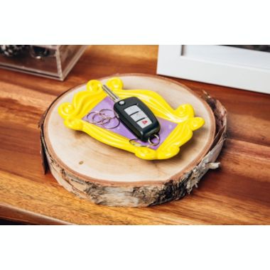 Friends TV Show Ceramic Trinket Tray   Authentic Replica Of Monica Geller's Picture Frame Peephole   Decor Accent And Storage Dish For Jewelry, Accessories, Keys, Small Valuables   4 x 6 Inches. View a larger version of this product image.