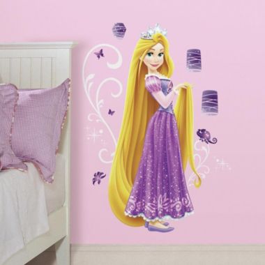Roommates Decor Disney Princess Rapunzel Giant Wall Decals with Glitter. View a larger version of this product image.