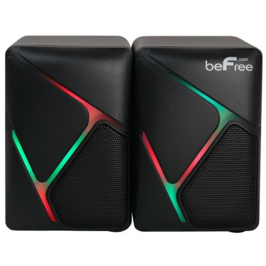 beFree Sound Dual Compact LED Gaming Speakers. View a larger version of this product image.