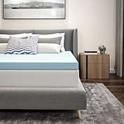 Flash Furniture Capri Comfortable Sleep 3 inch Cool Gel Memory Foam Mattress Topper - Queen