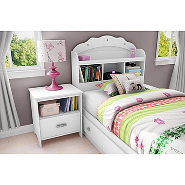 South Shore South Shore Tiara Twin Mates Bed (39&#39;&#39;) With 3 Drawers - Pure White. View a larger version of this product image.