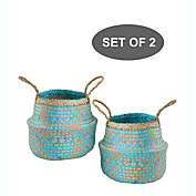 Madeterra Small Belly Basket with Handles (Set 2)