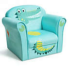 Alternate image 1 for Costway Kids Crocodile Armrest Upholstered Couch