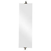Signature Home Collection 60" Bronze Full-Length Polished Edges Unframed Rectangular Wall Mirror