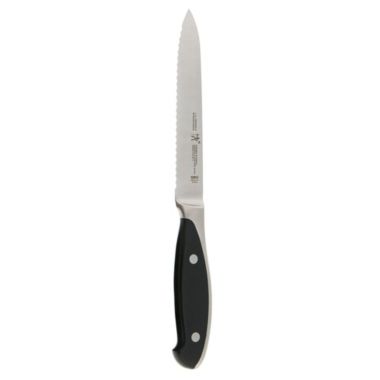 Henckels Forged Synergy 5-inch Serrated Utility Knife. View a larger version of this product image.