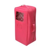 Badger Basket Co. Doll Travel Case with Bed and Bedding - Dark Pink