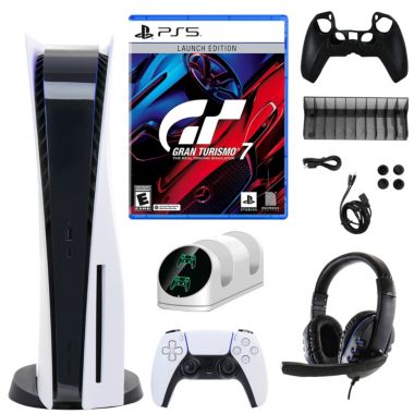 PS5 Core with Gran Turismo 7 and Accessories Kit. View a larger version of this product image.