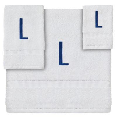 Embroidered Personalised Daisy 3 Piece Embroidered Bath Towel Set 