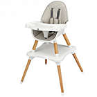 Alternate image 0 for Costway 5-in-1 Baby Wooden Convertible High Chair -Gray