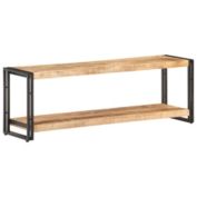 vidaXL TV Cabinet 47.2"x11.8"x15.7" Rough Mango Wood