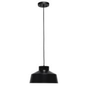 Lalia Home Industrial Barn Pendant, Black