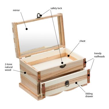 Freida and Joe French Vanilla Fragrance Spa & Skin Care Gift Set in Natural Wood Curio. View a larger version of this product image.