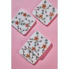 Alternate image 1 for GAURI KOHLI Spring Blossom Marble Coasters, Set of 4
