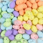 Alternate image 1 for Department Store DIY Craft 20pcs Foam Easter Eggs - 2x3cm/0.8x1.2 Inch Painted Pigeon Bird Eggs - Happy Easter Basket Stuffer Decorations for Kids, Home Decor and Easter Party Supplies
