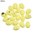 Alternate image 3 for Department Store DIY Craft 20pcs Foam Easter Eggs - 2x3cm/0.8x1.2 Inch Painted Pigeon Bird Eggs - Happy Easter Basket Stuffer Decorations for Kids, Home Decor and Easter Party Supplies