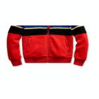 Alternate image 2 for Ralph Lauren Little Boy's Striped Fleece Jacket Red Size 6