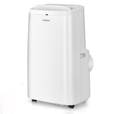 Slickblue 9000BTU 3-in-1 Portable Air Conditioner with Remote-White. View a larger version of this product image.