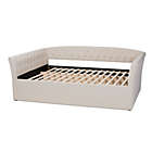 Alternate image 0 for Baxton Studio Delora Modern And Contemporary Beige Fabric Upholstered Full Size Daybed - Beige