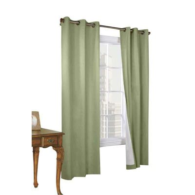 1PC SAGE TAUPE SHADES GROMMET VOILE SHEER PANEL WINDOW CURTAIN DRAPE #S38 