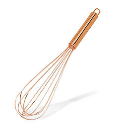 Juvale Copper Balloon Whisk , Handheld Stainless Steel Coated Wire for Egg Whisking, Blending, Beating, Stirring (12 Inches)
