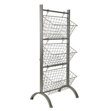 Cheungs Decorative 3 Tier Metal Basket Storage. View a larger version of this product image.