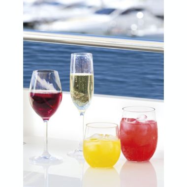 Marine Business Clear Non-Slip Champagne Glass (Set of 6). View a larger version of this product image.