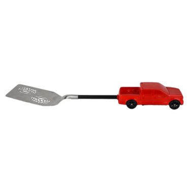 G.E.I. Pick-up Truck BBQ Spatula - Stainless Steel Grilling Tool, Slotted Turner, Assorted Colors, 1pc. View a larger version of this product image.